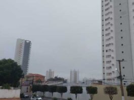 Frente fria provoca chuva e queda de temperatura em MT