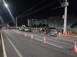 Seis motoristas caem no teste do bafômetro e são presos em Cuiabá