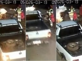 Vídeo mostra marido atropelando esposa duas vezes por ciúme