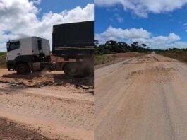 Buraqueira em asfalto recém-entregue da MT-170 é alvo de auditoria do TCE