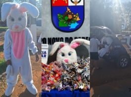 “Coelhinho” de facção é preso em Campo Novo do Parecis distribuindo óvos de Páscoa para crianças