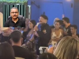 Pré-candidato a governador, PM solta a voz em bar do CPA III; veja vídeo