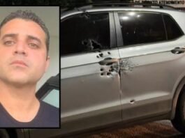 Delegado Bruno França sofre tentativa de homicídio após carro ser atingido por tiros em Sorriso