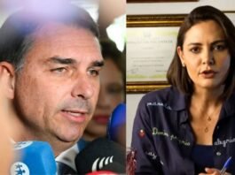 Flávio escreveu carta com Jair sem Michelle estar em casa