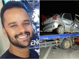 Policial penal morre em acidente a caminho do nascimento dos filhos gêmeos