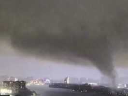 Homem é arremessado do 12º andar durante passagem de tornado na China