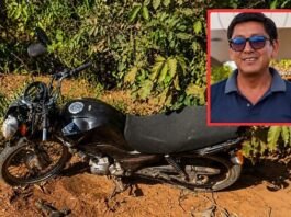 Batida entre duas motos mata professor em Vila Bela da Santíssima Trindade