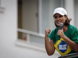 Michelle ignora Janaina Riva e crava Medeiros como candidato de Bolsonaro ao Senado em MT