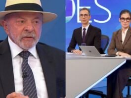 Lula massacra Globo no ‘Jornal Nacional’ e leva invertida de Tralli: ‘Por favor’