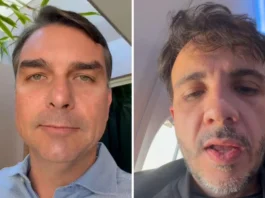 Flávio Bolsonaro diz que filiação foi fraudada; Renan Santos responde que registro ocorreu por meio do e-mail oficial do senador