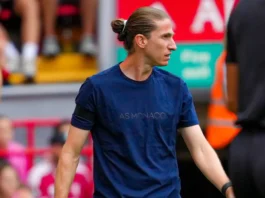 Monaco de Filipe Luís vence Liverpool em pleno Anfield
