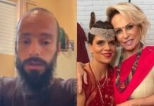 Ex-genro de Ana Maria Braga fala em tomar veneno e roubar beijo da ex; vídeo